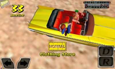 Screenshots of the Crazy Taxi for Android tablet, phone.