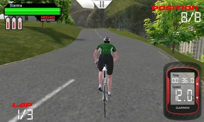 Screenshots of the CRC Pro-Cycling for Android tablet, phone.