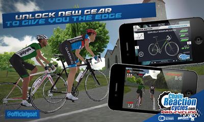 Screenshots of the CRC Pro-Cycling for Android tablet, phone.