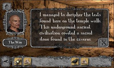 Screenshots of the Cryptic Caverns for Android tablet, phone.