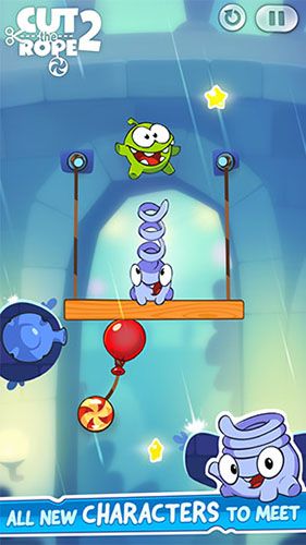 Screenshots of the Cut the rope 2 for Android tablet, phone.