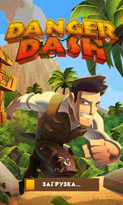 Screenshots of the Danger Dash for Android tablet, phone.