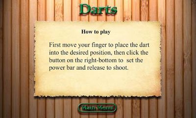 Screenshots of the Darts for Android tablet, phone.