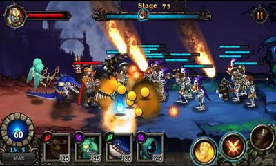 Screenshots of the Dawn Hero for Android tablet, phone.