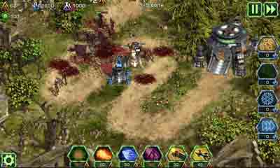 Screenshots of the Dead defence for Android tablet, phone.