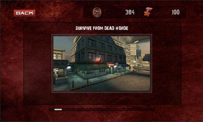 Screenshots of the Death Zone for Android tablet, phone.