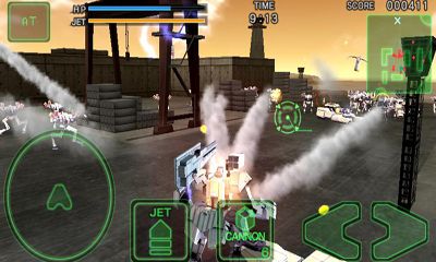 Screenshots of the Destroy Gunners SP for Android tablet, phone.