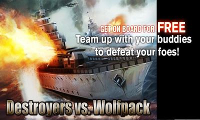 Screenshots of the Destroyers vs. Wolfpack for Android tablet, phone.