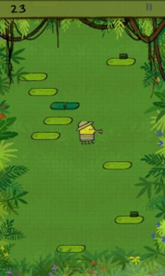 Screenshots of the Doodle Jump for Android tablet, phone.