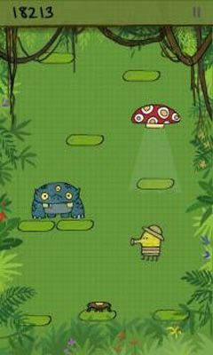 Screenshots of the Doodle Jump for Android tablet, phone.