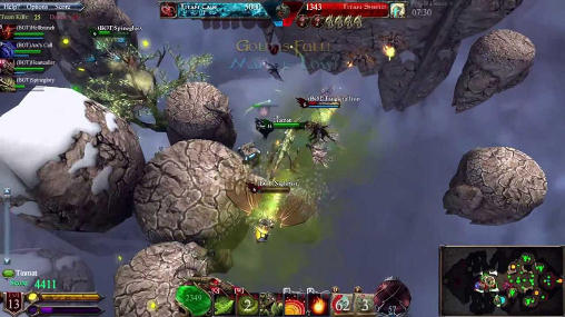 Screenshots of the Dragons and titans for Android tablet, phone.