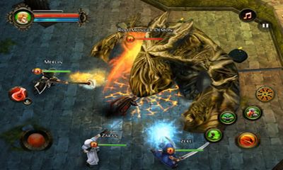 Screenshots of the Dungeon Hunter 2 for Android tablet, phone.