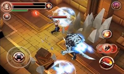 Screenshots of the Dungeon Hunter for Android tablet, phone.