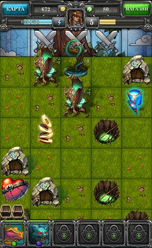 Screenshots of the Dungeons of Evilibrium for Android tablet, phone.