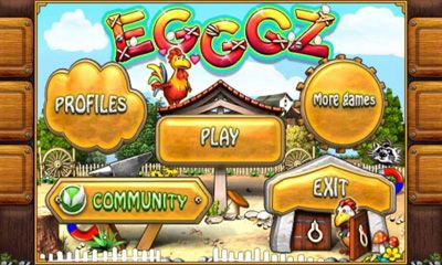 Screenshots of the EGGGZ for Android tablet, phone.