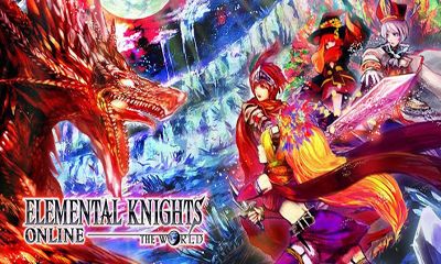 Screenshots of the Elemental Knights Online RED for Android tablet, phone.