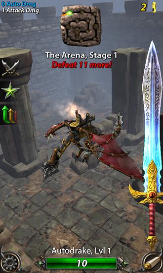 Screenshots of the Epic dragon clicker for Android tablet, phone.