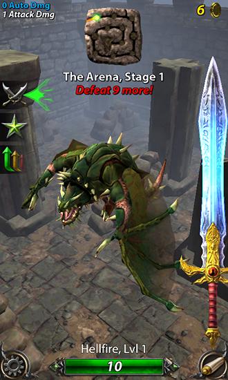 Screenshots of the Epic dragon clicker for Android tablet, phone.