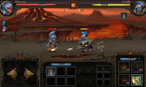 Screenshots of the Epic heroes: War for Android tablet, phone.