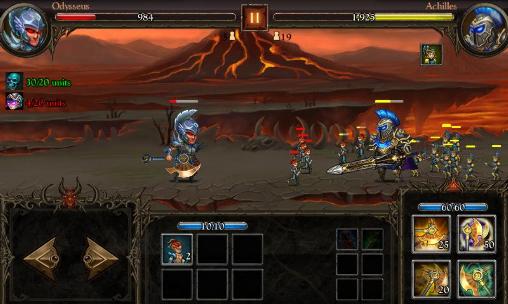 Screenshots of the Epic heroes: War for Android tablet, phone.