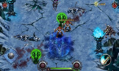 Screenshots of the Eternity Warriors for Android tablet, phone.