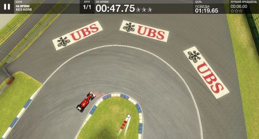 Screenshots of the F1 Challenge for Android tablet, phone.
