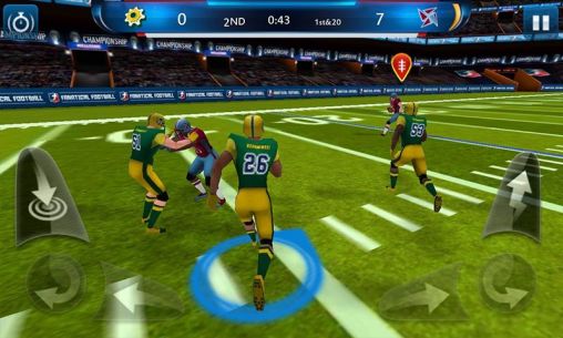 Screenshots of the Fanatical football for Android tablet, phone.