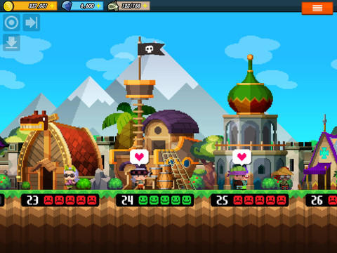 Screenshots of the Faraway kingdom: Dragon raiders for Android tablet, phone.