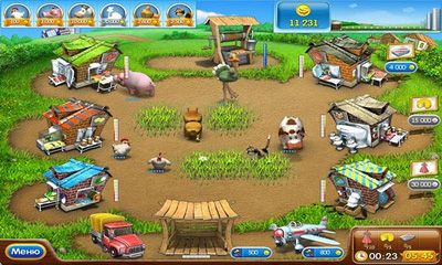 Screenshots of the Farm Frenzy 2 for Android tablet, phone.