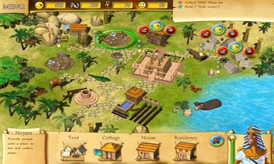 Screenshots of the Fate of the Pharaoh for Android tablet, phone.