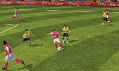Screenshots of the FIFA 12 for Android tablet, phone.