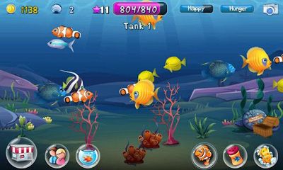 Screenshots of the Fish Adventure for Android tablet, phone.
