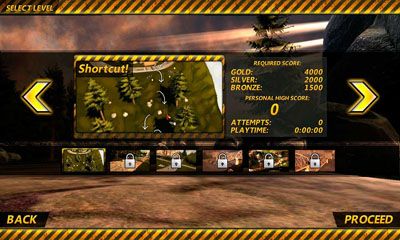 Screenshots of the Flatout - Stuntman for Android tablet, phone.