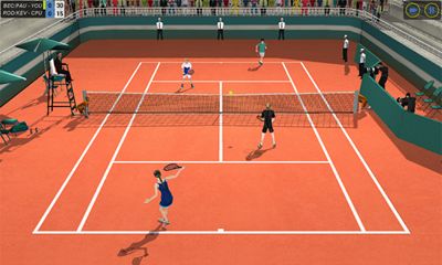 Screenshots of the Flick Tennis: College Wars for Android tablet, phone.