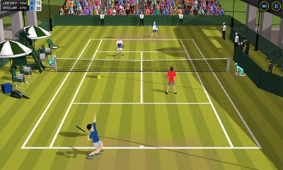 Screenshots of the Flick Tennis: College Wars for Android tablet, phone.