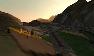 Screenshots of the Flight Theory Flight Simulator for Android tablet, phone.