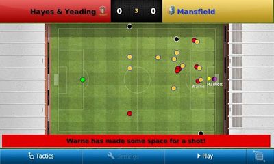 Screenshots of the Football Manager Handheld 2012 for Android tablet, phone.