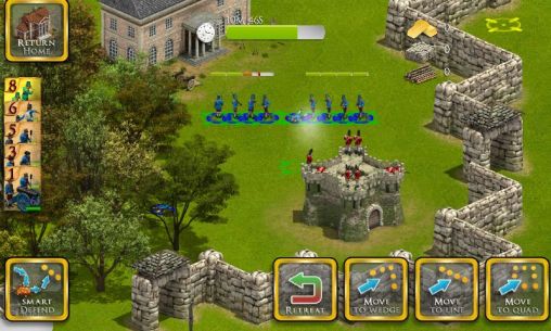 Screenshots of the French British wars for Android tablet, phone.