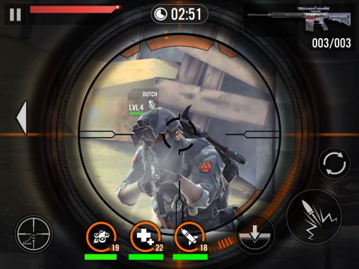 Screenshots of the Frontline commando 2 for Android tablet, phone.