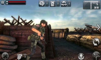 Screenshots of the Frontline Commando D-Day for Android tablet, phone.
