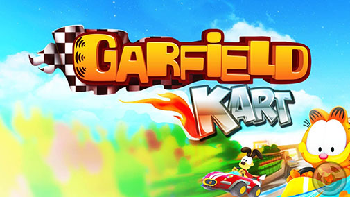 Screenshots of the Garfield kart for Android tablet, phone.