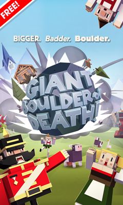 Screenshots of the Giant Boulder of Death for Android tablet, phone.