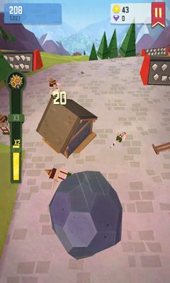 Screenshots of the Giant Boulder of Death for Android tablet, phone.