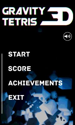 Screenshots of the Gravity tetris 3D for Android tablet, phone.