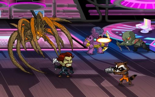 Screenshots of the Guardians of the galaxy: The universal weapon for Android tablet, phone.