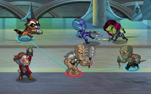 Screenshots of the Guardians of the galaxy: The universal weapon for Android tablet, phone.