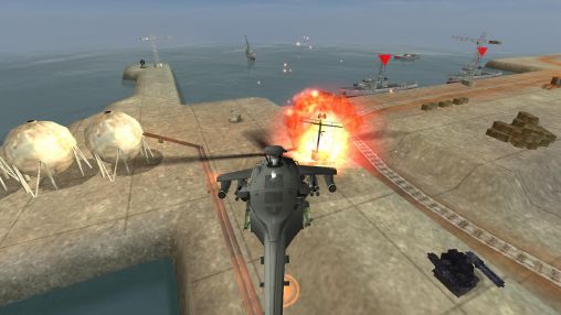 Screenshots of the Gunship battle for Android tablet, phone.