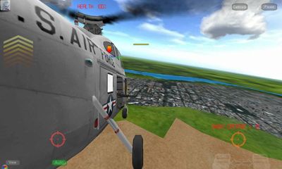 Screenshots of the Gunship III for Android tablet, phone.