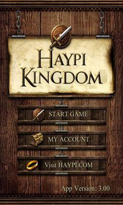 Screenshots of the Haypi Kingdom for Android tablet, phone.