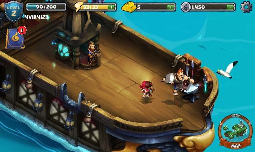 Screenshots of the Heroes: Islands of adventure for Android tablet, phone.